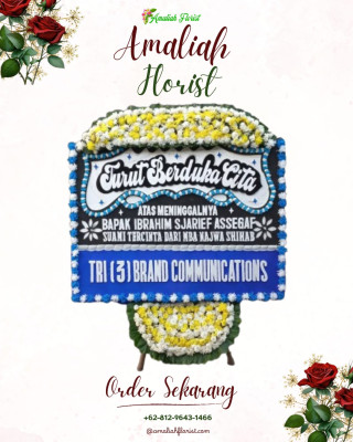 Papan Bunga Duka di Alalak Utara