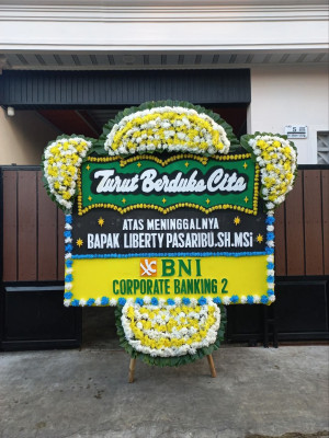 Papan Bunga Duka di Alalak Utara