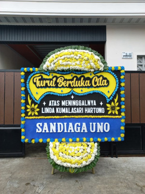 Papan Bunga Duka di Alalak Utara