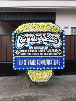 Papan Bunga Duka di Alalak Utara